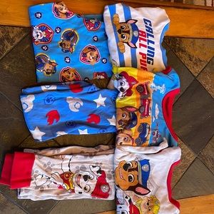 Set of 3 tops and bottoms Paw Patrol PJ’s